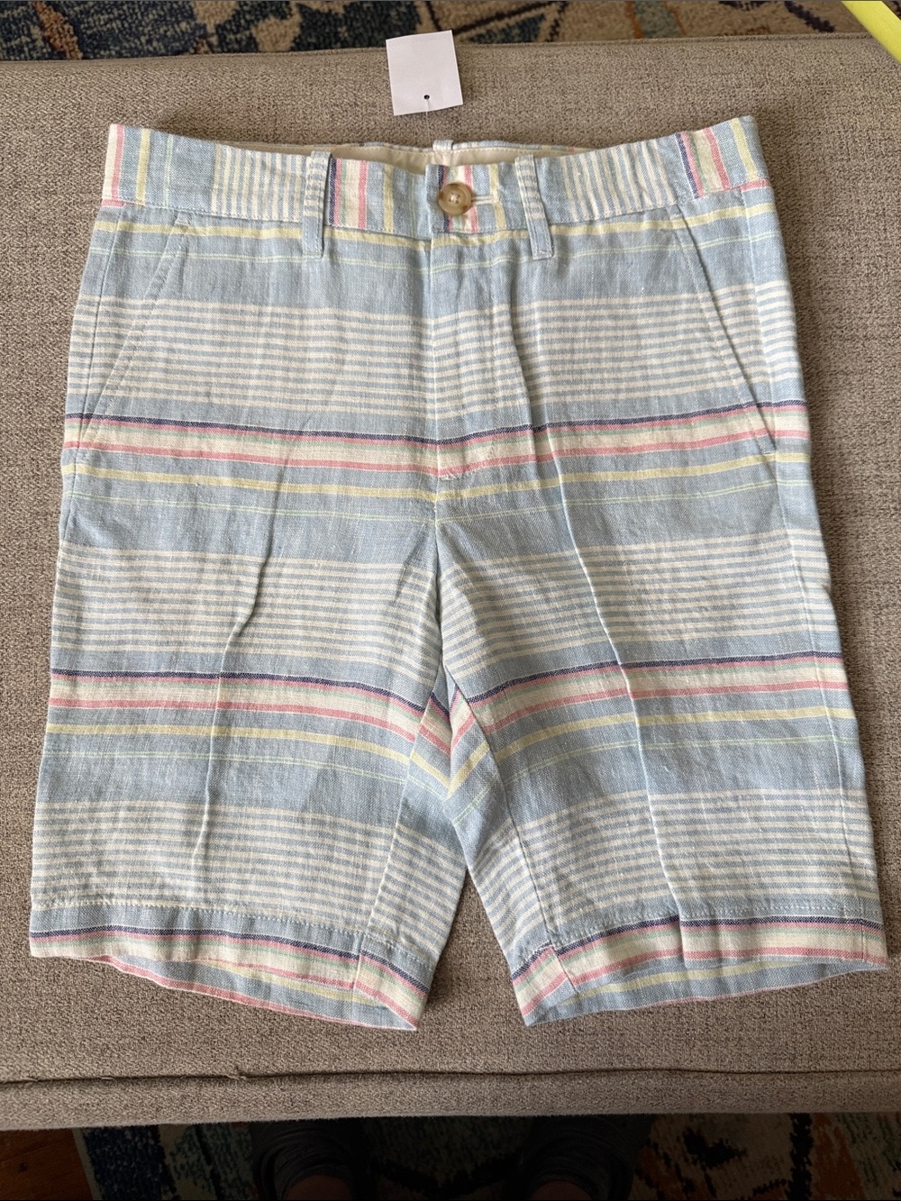 J.Crew Crewcuts Light Blue Pastel Stripe Shorts